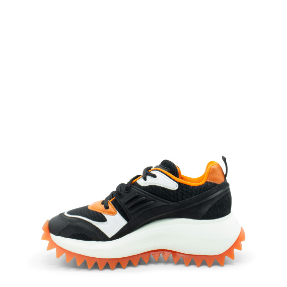 Running nera/bianca/arancio  in nabuk/pelle/rete e crosta