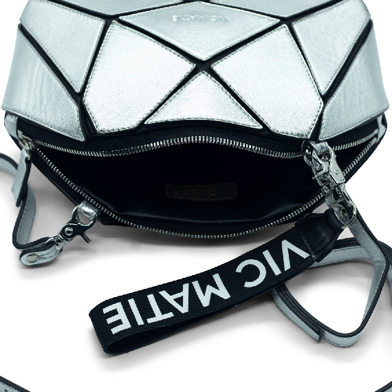 Chloe<br />Silver patch pouch