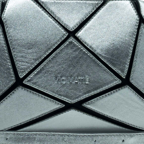 Chloe<br />Silver patch pouch